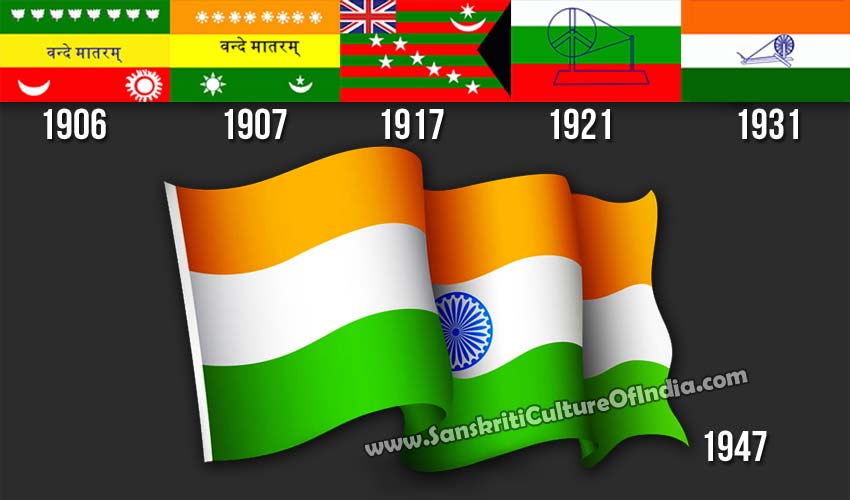 Evolution of India's National Flag – Sanskriti - Hinduism and Indian ...