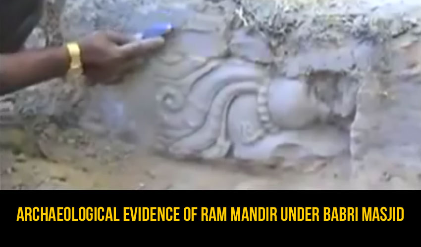 Archaeological Evidence Of Ram Mandir Under Babri Masjid Video