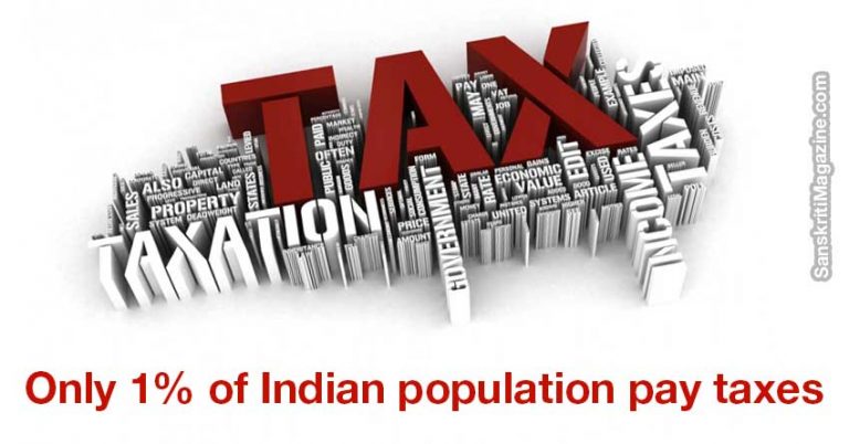 Only-1%-of-Indian-population-pay-taxes,-reveals-government-data